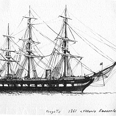 1856 - Fregata 'Vittorio Emanuele'